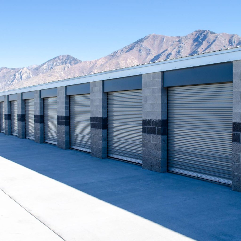 Climate controlled modern storage units at A-Side Self Storage