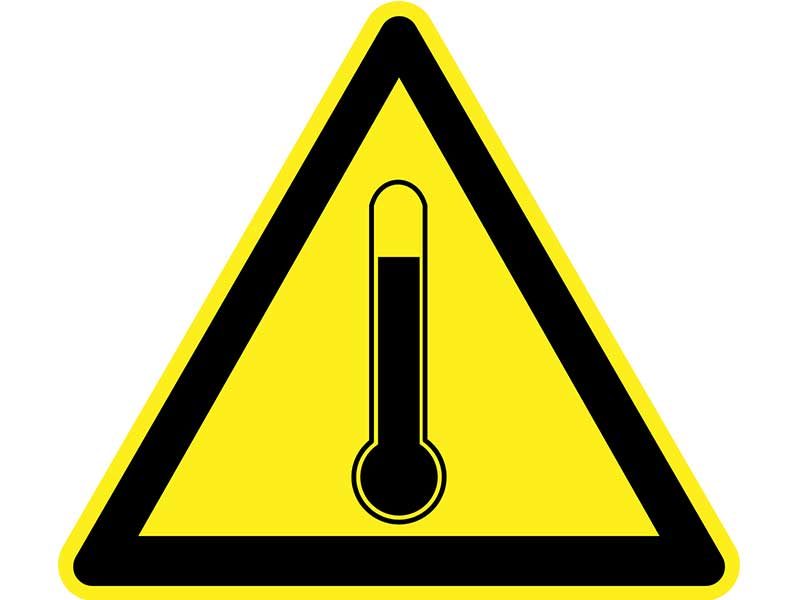high-temps-opt High Temperature Warning Sign